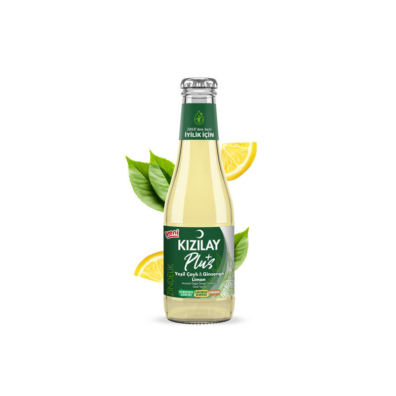 Kızılay Plus Green Tea 200 ml 24 Bottles